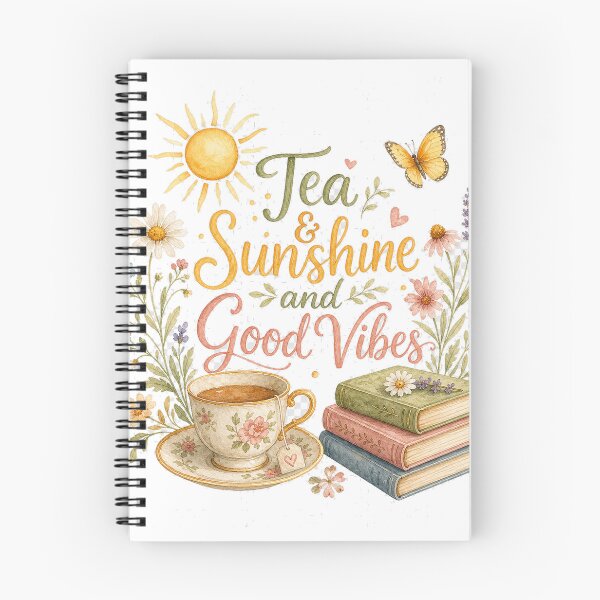 Item preview, Tea and Sunshine and good vibes designed and sold by StainedChapters.