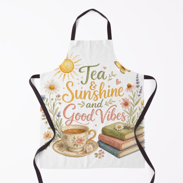 Item preview, Tea and Sunshine and good vibes designed and sold by StainedChapters.