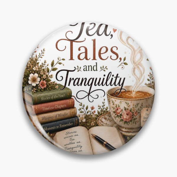 Item preview, Tea, Tales and Tranquility designed and sold by StainedChapters.