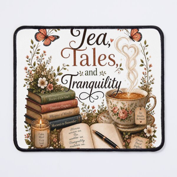 Item preview, Tea, Tales and Tranquility designed and sold by StainedChapters.