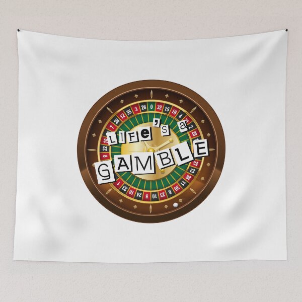 Item preview, Life’s a Gamble! (on White) designed and sold by PawsitiveMum3.