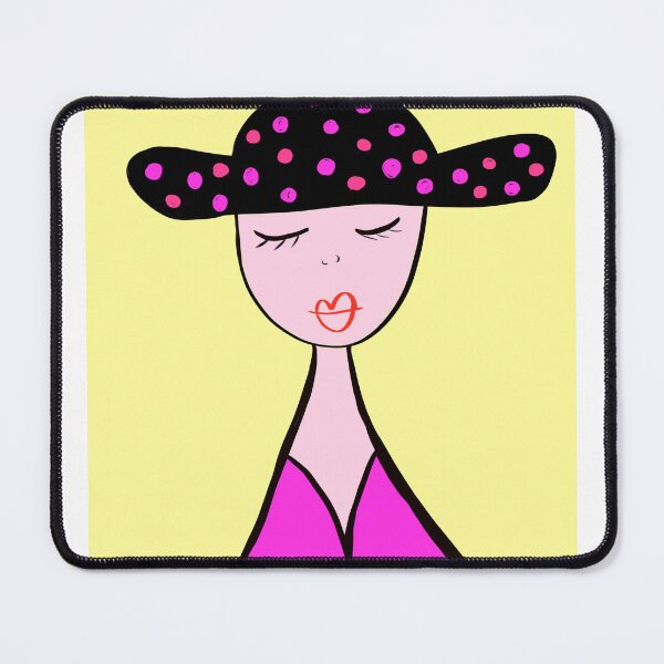 Item preview, woman in hat art deco designed and sold by Kasia1987t.
