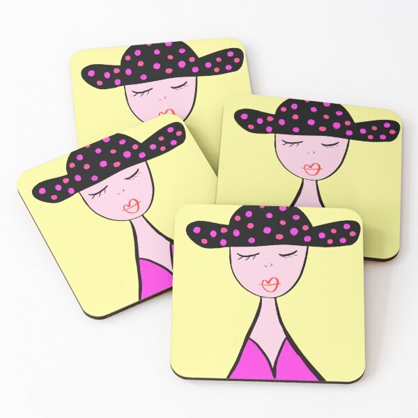 Item preview, woman in hat art deco  designed and sold by Kasia1987t.