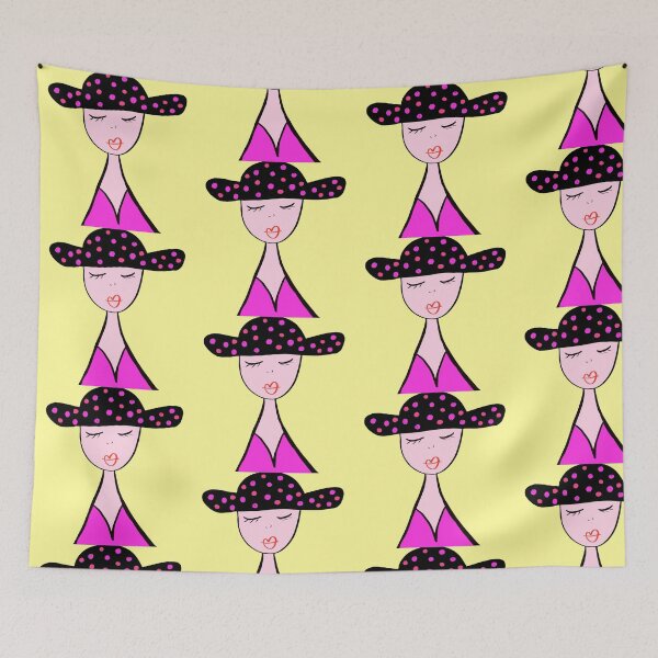 Item preview, woman in hat art deco  designed and sold by Kasia1987t.
