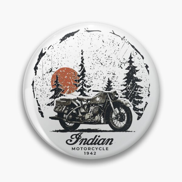 Item preview, 1942 Indian 841 Military Motorcycle Vintage Forest Art designed and sold by EdGraphy.