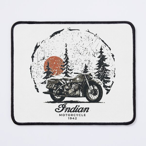 Item preview, 1942 Indian 841 Military Motorcycle Vintage Forest Art designed and sold by EdGraphy.