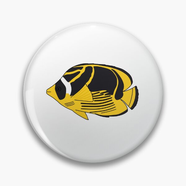 Item preview, Derpy Raccoon Butterfly Fish designed and sold by keeterbugsarts.