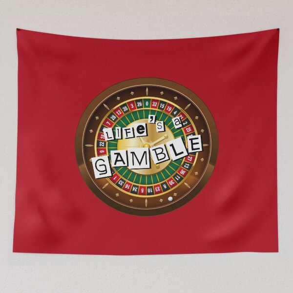 Item preview, Life’s a Gamble! (on Red) designed and sold by PawsitiveMum3.