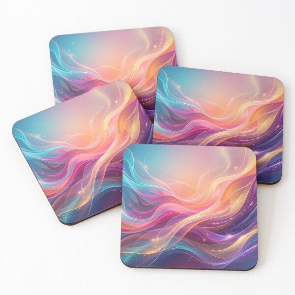Item preview, Two Dreamy Cosmic Landscapes Celestial Wonders Surreal Imagination designed and sold by ART ATTACK ZONE.