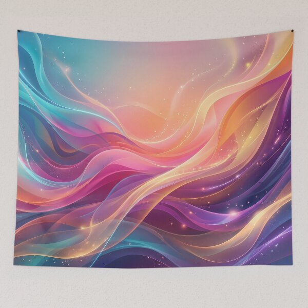 Item preview, Two Dreamy Cosmic Landscapes Celestial Wonders Surreal Imagination designed and sold by ART ATTACK ZONE.