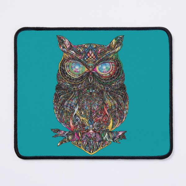 Item preview, Psychedelic Owl | Intricate Mandala Art designed and sold by Rawafi Art Studio.
