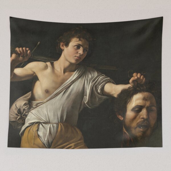 Item preview, Caravaggio's David With The Head Of Goliath 1607 designed and sold by DONTSPACEAWAY.