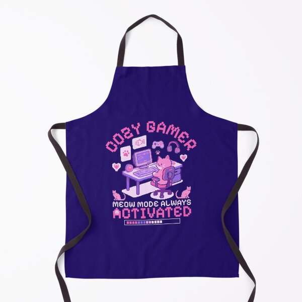 Item preview, Cozzy kitty cat gamer designed and sold by Morcawork.
