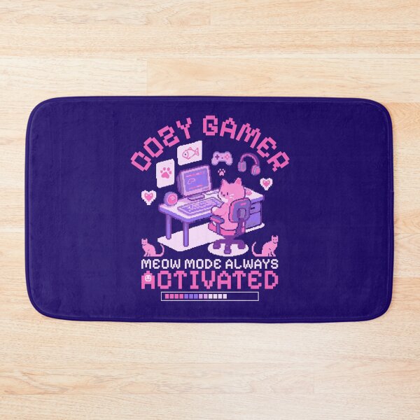 Item preview, Cozzy kitty cat gamer designed and sold by Morcawork.
