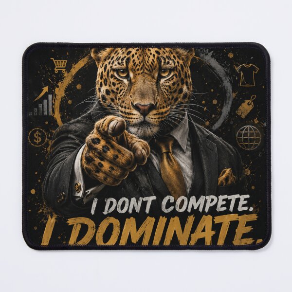 Item preview, I Don't Compete, I Dominate – Fierce Leopard Success Mindset designed and sold by sadeek1021953Ss.