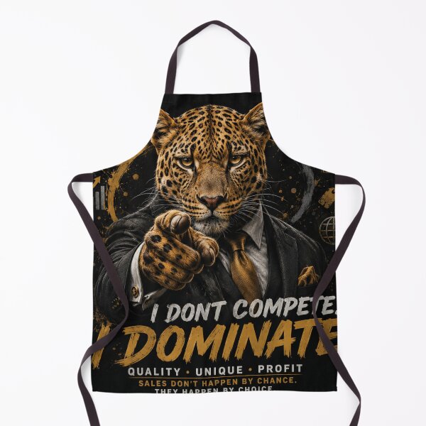 Item preview, I Don't Compete, I Dominate – Fierce Leopard Success Mindset designed and sold by sadeek1021953Ss.