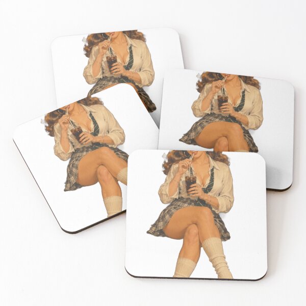 Item preview, Vintage Schoolgirl Pinup – Retro Naughty Nerd Aesthetic Art designed and sold by Cosplayvintage.