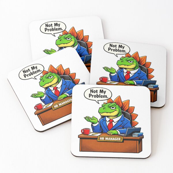 Item preview,  Stegosaurus HR Manager Not My Problem — Funny Dinosaur Office Gift designed and sold by Print Loft.