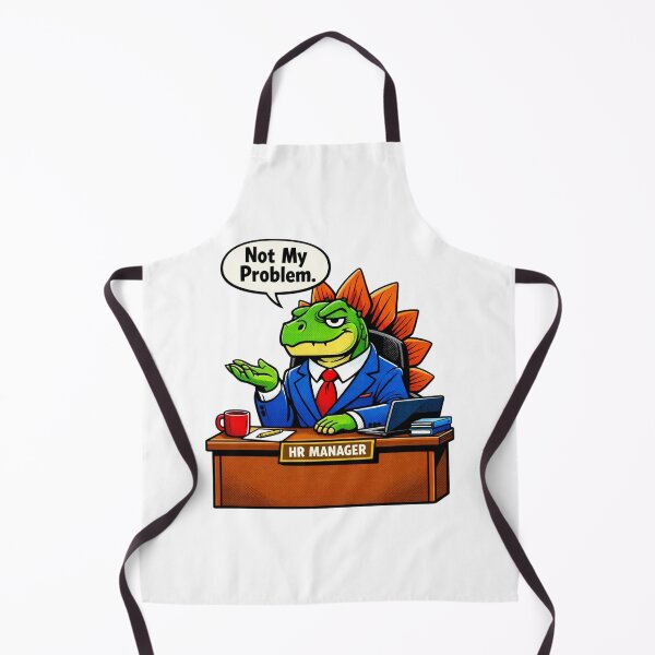 Item preview, Stegosaurus HR Manager Not My Problem — Funny Dinosaur Office Gift designed and sold by Print Loft.