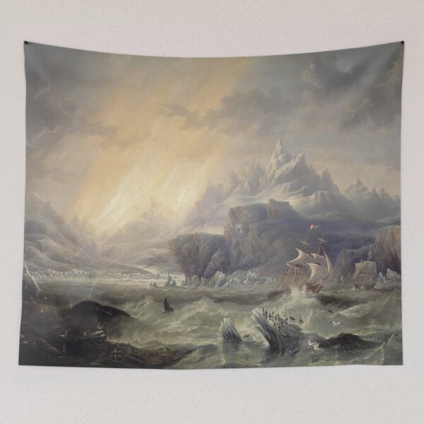 Item preview, HMS Erebus and Terror in the Antarctic designed and sold by DONTSPACEAWAY.