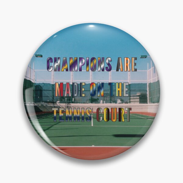 Item preview, Champions are Made on the Tennis Court #4 designed and sold by Holy JM Designs.