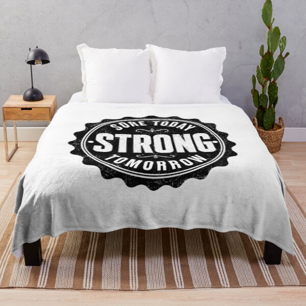 Item preview, Sore Today Strong Tomorrow Gym Motivation Vintage Badge designed and sold by Digistore1221.