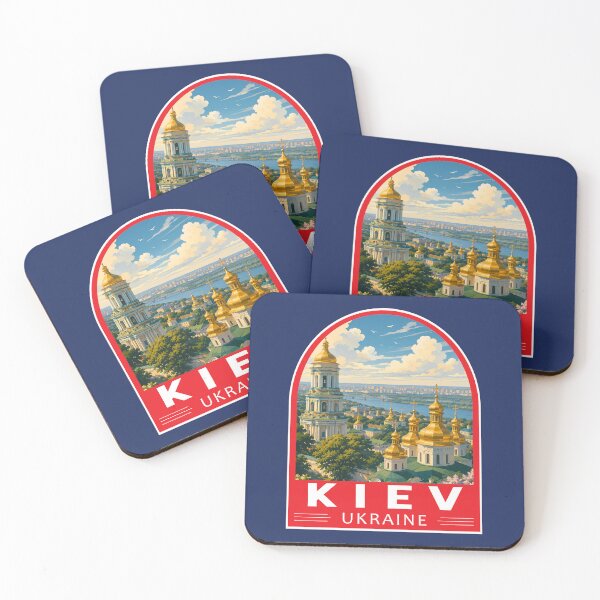 Item preview, Kiev Kyiv Ukraine Travel Art Emblem designed and sold by KrisSidDesigns.