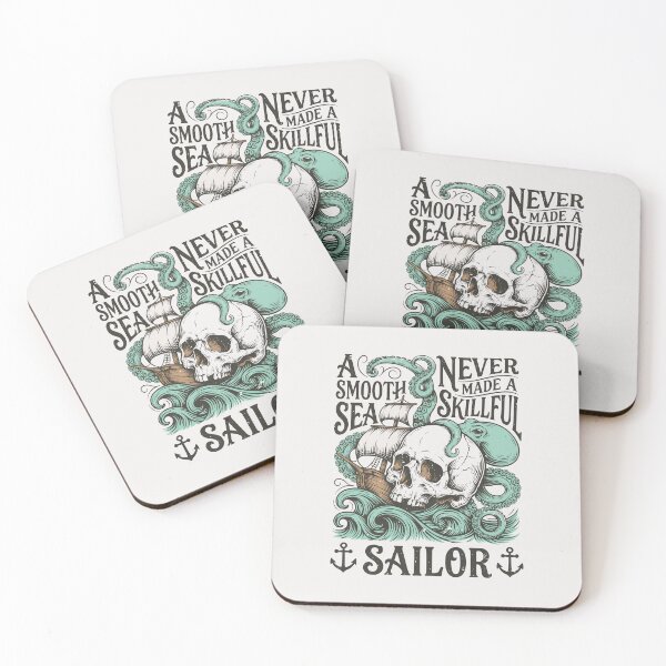 Item preview, Skull & Kraken Sailor – Vintage Nautical Adventure Design designed and sold by paulo silveira.