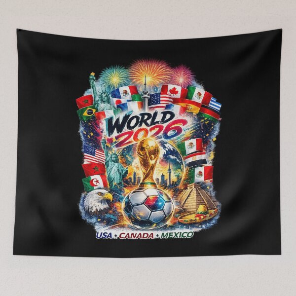 Item preview, 2026 World Cup USA CANADA MEXICO designed and sold by Dsn-art-1hicham.