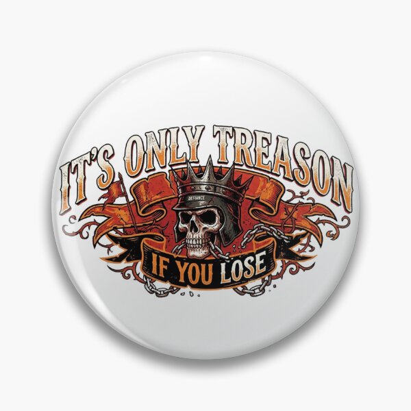 Item preview, It's Only Treason If You Lose Vintage Skull Crown designed and sold by Wear Sculpt.