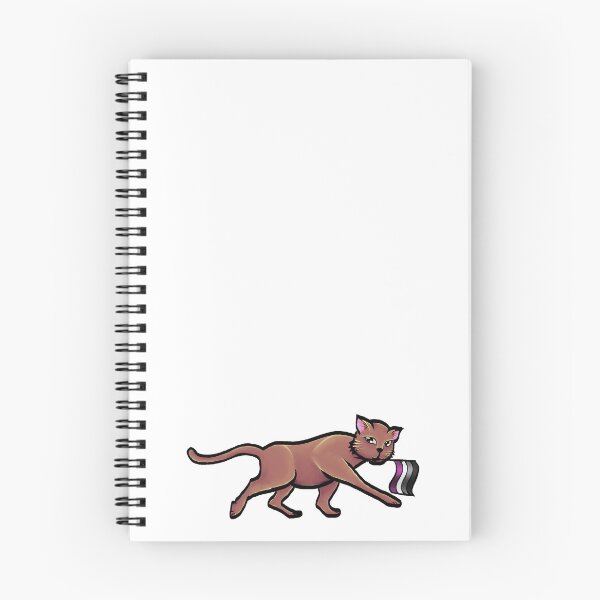 Item preview, Cat Sneaking Away Asexual Pride Flag designed and sold by Spectrum-Scapes.