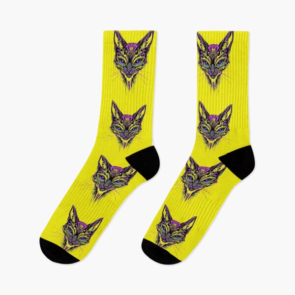 Item preview, Psychedelic Cat: A Fluorescent Look Through Time designed and sold by KunstGeist.
