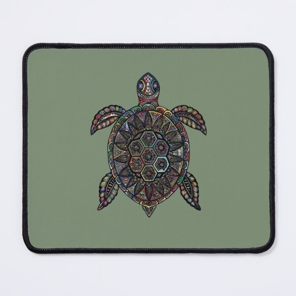 Item preview, Mandala Sea Turtle | Intricate Nature Art designed and sold by Rawafi Art Studio.