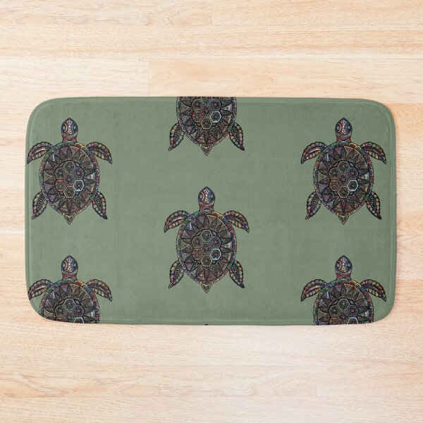 Item preview, Mandala Sea Turtle | Intricate Nature Art designed and sold by Rawafi Art Studio.