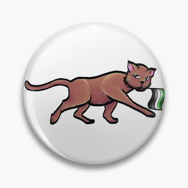Item preview, Cat Sneaking Away Aromantic Pride Flag designed and sold by Spectrum-Scapes.
