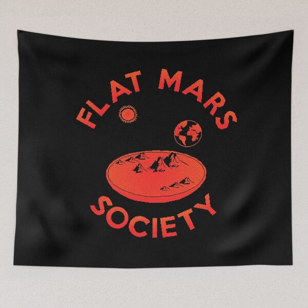 Item preview, Mars Is Flat Pixel Art designed and sold by LilSeashell.