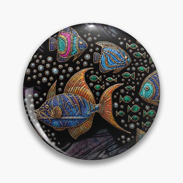 Item preview, Fish Fantasy Doodle designed and sold by Deborah Maxemow.