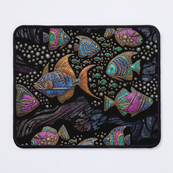 Item preview, Fish Fantasy Doodle designed and sold by Deborah Maxemow.