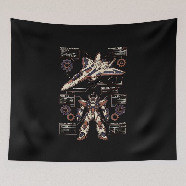 Item preview, Retro Mecha Transformation Sequence Technical Schematic designed and sold by EKHOAISTORE.