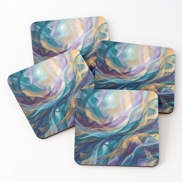 Item preview, Five Dreamy Cosmic Landscapes Celestial Wonders Surreal Imagination designed and sold by ART ATTACK ZONE.