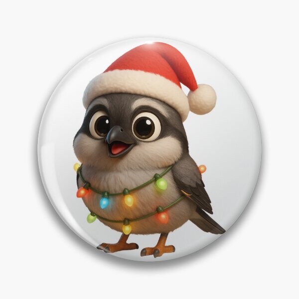 Item preview, Christmas Loggerhead Shrike designed and sold by Sillytoe.