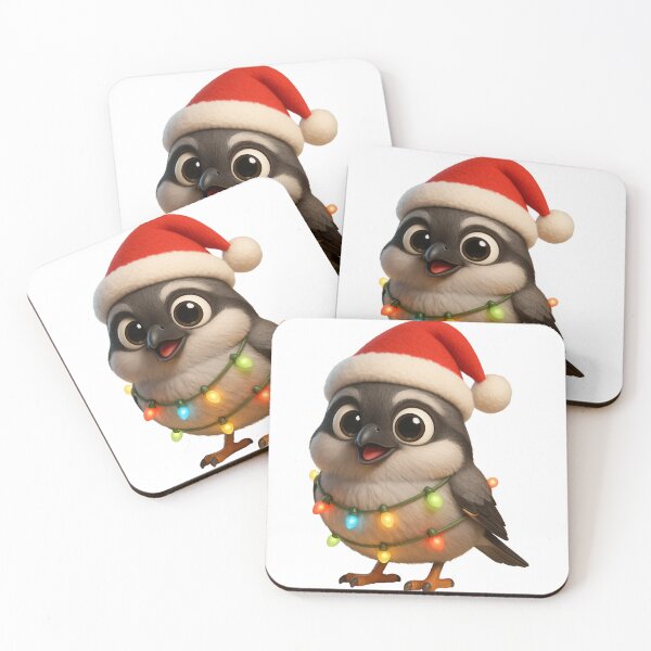 Item preview, Christmas Loggerhead Shrike designed and sold by Sillytoe.