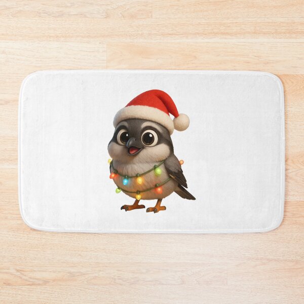 Item preview, Christmas Loggerhead Shrike designed and sold by Sillytoe.