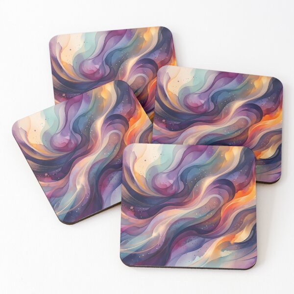 Item preview, Six Dreamy Cosmic Landscapes Celestial Wonders Surreal Imagination designed and sold by ART ATTACK ZONE.