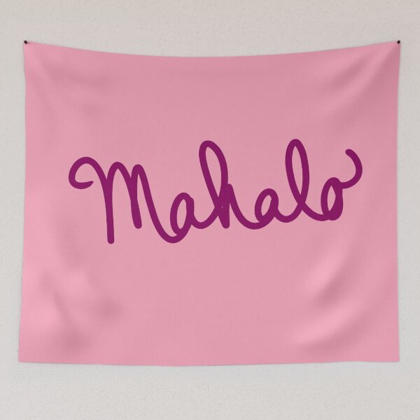Item preview, Thank you in Hawaiian designed and sold by abeink.