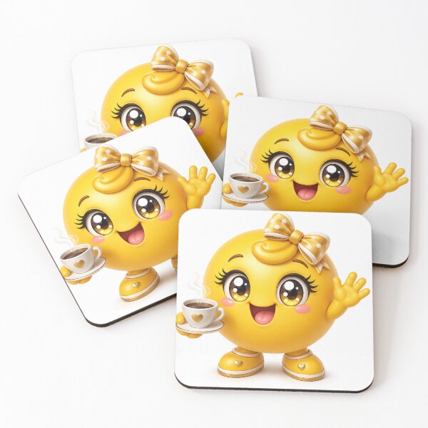 Item preview, Cheerful Coffee Wave Buddy designed and sold by BlissBlvdShop.