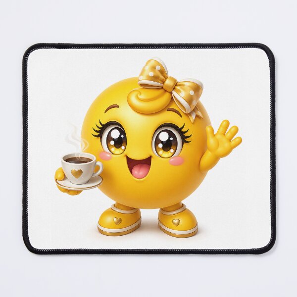 Item preview, Cheerful Coffee Wave Buddy designed and sold by BlissBlvdShop.