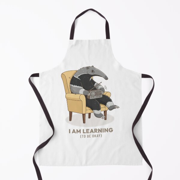 Item preview, Cozy Anteater Listening to Radio Retro Aesthetic designed and sold by Cozy Vintage Animal.