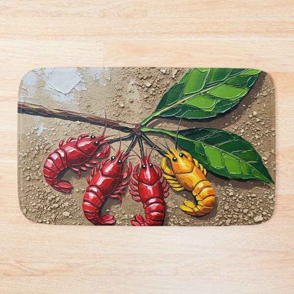Item preview, Impasto Crawfish Branch Study designed and sold by PixorStudio.
