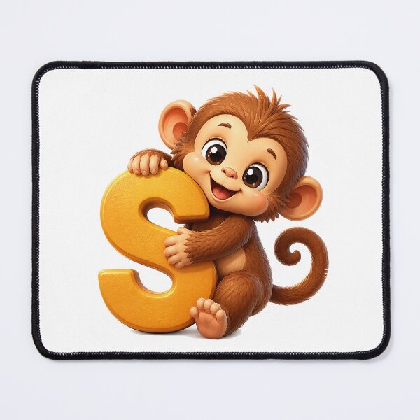 Item preview, Sweet S Monkey Hug designed and sold by BlissBlvdShop.